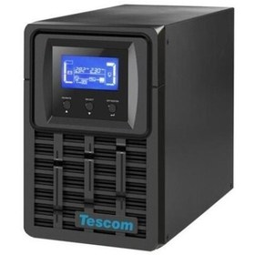 Resim TESCOM TEOS 1KVA 5-10DK 2x12V/7AH 1F/1F ONLİNE UPS 900040339 