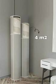 Resim 3 Lü Hava Geçiren Özellikli Pvc Pencereli Halı Kılıfı Hurcu (4 M2) 