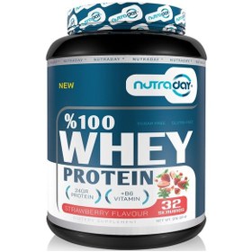Resim Whey Protein 976 Gr Çilek Aromalı Protein Tozu 24 Gram Protein 32 Servis 