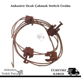 Resim Lanova Ankastre Ocak Çakmak Zinciri Switch Grubu Ateşleme - 461128399 