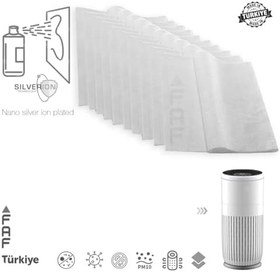 Resim Faf Fresh Air Filter 10 Pcs Electrostatic Dust Trap Pre-filter For Bosh Purifier Serisi Hava Temizleyici Filtre Üstü Elektrostatik Toz Tutucu Koruyucu ( 6000) 