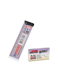 Resim Mikro Min Cetvelli 2B 75 MM 0.9 MM M-750 24 Adet 