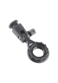 Resim Yaleker Mikrofon Sabitleyici: 22mm Dişli Uyumlu, 180 Ayar, 5/8-3/8 Vida, Dayanıklı Plastik, Masaüstü Ve Kollu Destekler İçin 