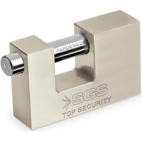 Resim Sgs 1365 Cam Kapı Kilidi Kayar Milli Saten Kaplama 70 Mm 