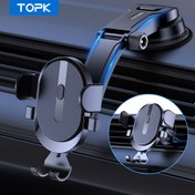 Resim TOPK 2-in-1 Araba Telefon Tutucu Gösterge Paneli için Montaj, Araba Gösterge Paneli için Yükseltilmiş Cep Telefonu Standı Tutucu 