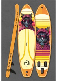 Resim Paddle Board Sup Bodi Cyber Cat Şişme Stand 350x84x15cm Full Set 