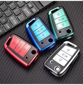 Resim Vw T-Roc Uyumlu Lüx Anahtar Kılıfı A+ Kalite 