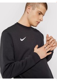 Resim Nike Hoodie Fleece Park20 Crew Siyah Şardonlu Erkek Sweatshirt Siyah 