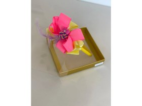 Resim Queen Accessories Neon Pembe Sarı Lolipop Süslü Anne Kız Çocuk Bebek Taç 