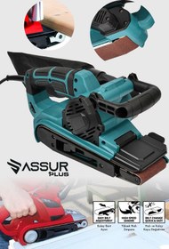 Resim Assur Plus 900W Elektrikli Vakumlu Tozsuz Cila Özellikli Tank Zımpara Makinesi 