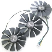 Resim Everflow Asus Rog-strıx- Rtx2080ti 2080 Rtx2070 Rtx2060 88mm T129215shgrafik Kartı Fanı 