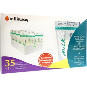 Resim Milkway Anne Sütü Saklama Poşeti 35'Li 