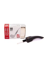 Resim Denicotea 3mm Kağıt Pipo Filtresi 100 Adet 301404 