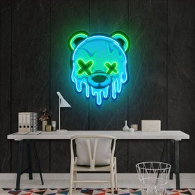 Resim Ice Head Bear Neon Tabela 