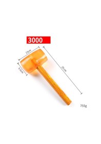 Resim Padalink Güçlü Lastik Çekiç Ahşap Saplı - Mobilya, Zemin Ve Fayans Montajı İçin Dayanıklı 3000 Model 7cm 