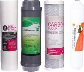 Resim Açık Kasa Su Arıtma Cihazı 4 Aşamalı Filtre Sistemi 