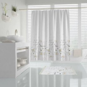 Resim Tropik Banyo Duş Perdesi 8441 Tek Kanat 180X200 cm 