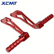 Resim Wangxi Segway X260 X160 Ve Sur Ron Light Bee S X İçin Kırmızı Yolcu Ayak Pedalları 