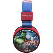 Resim Marvel Avengers Yenilmezler Bluetooth Kulaklık Kablosuz Çocuk Kulaklığı Lisanslı MV-1006-AV 