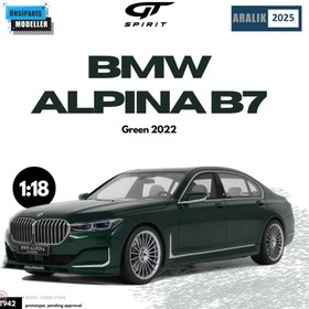 Resim 1:18 2022 BMW ALPINA B7 GREEN 