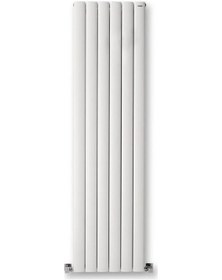 Resim 1500 x 475mm Lilac Yüksek Isı Kapasiteli Dekoratif Dikey Beyaz Alüminyum Radyatör 