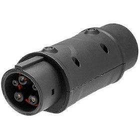 Resim Sae Adaptörü Iec 62196 2'den J1772 Tip 1 Elektrikli Arabalar Şarj Cihazı Araç Şarj Cihazı Tek Taraflı Connectop20211224660 . 