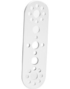 Resim Aubyhe Tetrixrobotics İçin 2 Adet 5 Delikli Alüminyum Plaka, 8mm Delik Mesafesi, Dayanıklı Robot Aksesuarı 91x27x2mm 