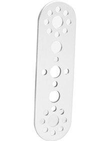 Resim Aubyhe Tetrixrobotics İçin 2 Adet 5 Delikli Alüminyum Plaka, 8mm Delik Mesafesi, Dayanıklı Robot Aksesuarı 91x27x2mm 
