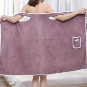 Resim Elegant Coral Velvet Banyo Havlusu - Hızlı Kuruyan, Hipoalerjenik Polyester, Emici ve Hafif Yetişkinler İçin, Düşmeyen Saç Kaybı, Ev ve Spa Kullanımı İçin İdeal, Spa Havlusu, Vintage Stil, Yumuşak Dokulu 