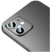 Resim Baseus Iphone 12 Mini 5.4 Iphone 6.1 Tempered Kamera Lens Koruma 