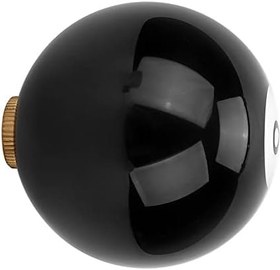 Resim Siyah Bilardo Dişli Vardiyası Düğmesi, Akrilik Otomobil Kolu Kalıplı M8 X 1.25, M10 X 1.25, M10 X 1.5 Vidalı Eklemler Ile Evrensel Otomobiller Için 