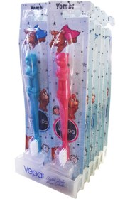 Resim Vepa Action 12'li Paket Yumbi Ayıcık Figürlü Fırça Korumalı Soft Çocuk Diş Fırçası 