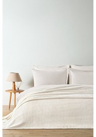 Resim Puffy Trinity Wellsoft Çift Kişilik Battaniye - Şampanya 