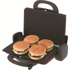 Resim Arzum AR 287 Tostani 1800 W Çift Taraflı Yanmaz Yapışmaz Kaplama, Çıkarılabilir Plakalı Kırmızı Izgara ve Tost Makinesi – Yerli Üretim 