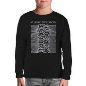 Resim Meow Division Siyah Çocuk Sweatshirt 