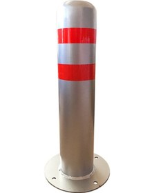 Resim Demir Otopark Bariyeri Sabit Bariyer Kaldırım Demir Duba Park Dubası 45 Cm 3mm 