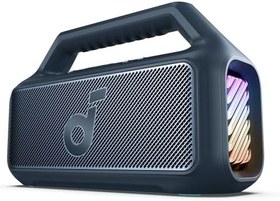 Resim Soundcore by Anker Boom 2 Bluetooth Hoparlör, 24 Saat Çalışma Süresi, 80W, RGB, 2.1 Stereo, IPX7, BassUp 2.0, Özelleştirilebilir EQ, Mavi 