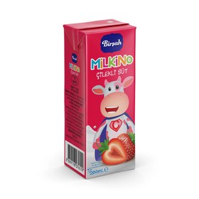 Resim Birşah Milkino Çilekli Süt 200 ml 