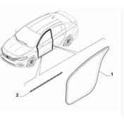 Resim Opar Ön Kapı Çerçeve Altı Sızdırmazlık Fitili Fiat Egea 51983887 