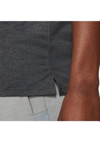 Resim Nike Dri-fıt Adv Run Techknit Kısa Kollu Erkek Koşu Üstü Gri 