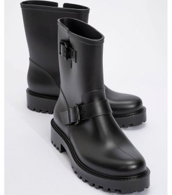 Resim Zone Siyah Kadın Yağmur Botu Siyah 