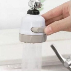 Resim Fixer365 Oynar Başlıklı Musluk Başlığı 3 Fonksiyonlu Beyaz Tasarr 