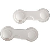 Resim Teltree Bebek Güvenlik Kilidi - 2'li Set, Kolay Takılır, Çocuklar İçin Dolap Ve Çekmece Kilit Sistemi 