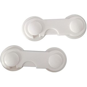 Resim Teltree Bebek Güvenlik Kilidi - 2'li Set, Kolay Takılır, Çocuklar İçin Dolap Ve Çekmece Kilit Sistemi 