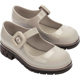 Resim Mini Melissa June INF Bej Kalın Tabanlı Kız Çocuk Ayakkabısı | 28-34 Numara | Mary Jane Stili - 3 