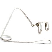 Resim Beeztees Dbl Kedi Göğüs Tasması Ve Gezdirme Kayışı, 130cm, Bej, 27-45cm 