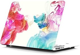 Resim McStorey MacBook Air 13 İnç Kılıf A2337 M1 A2179 A1932 Uyumlu Mat Sert Kapak UV Baskılı Modern Desenli Koruyucu Hard Case İnce Hafif Laptop Kılıfı Pembe 