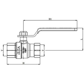 Resim 4 Adet Eca 1/2 Endüstriyel Tip Küresel Valfi İç Vida X İç Vida Pn25 602122187 
