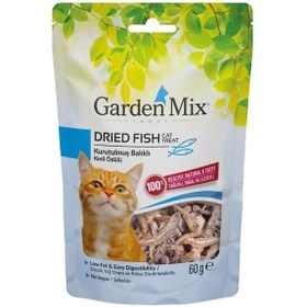 Resim Garden Mix Kurutulmuş Balıklı Kedi Ödülü 60 Gr 