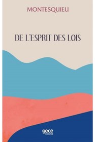 Resim Genel Markalar De L’esprit Des Lois - - Montesquieu Kitabı 